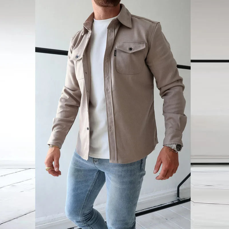 Arman™ | Men's Casual Button-Up Long Sleeve Shirt