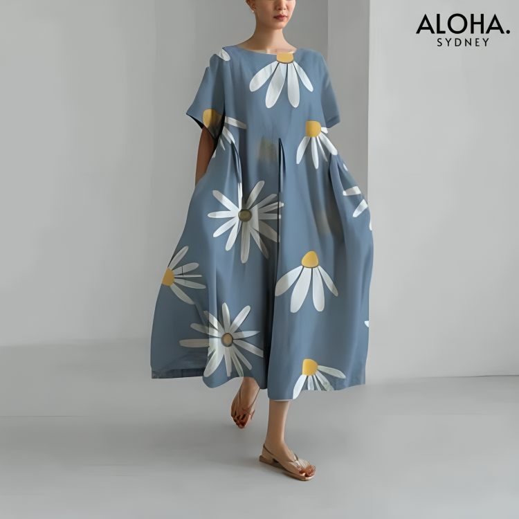 Alena™ | Elegant Women's Print Dress