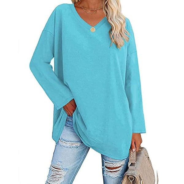 Alora™ | Women's Casual Fit V-Neck Long Sleeve Top