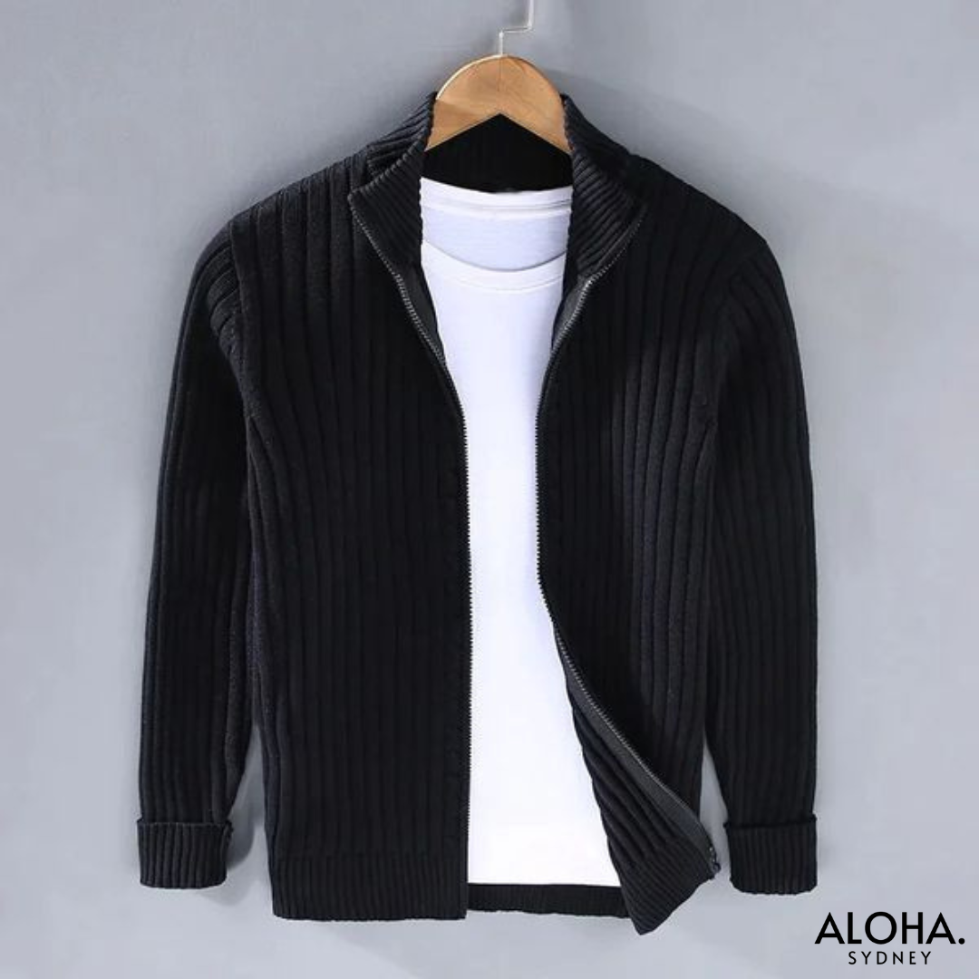 LORENZO | Stylish Zip Cardigan