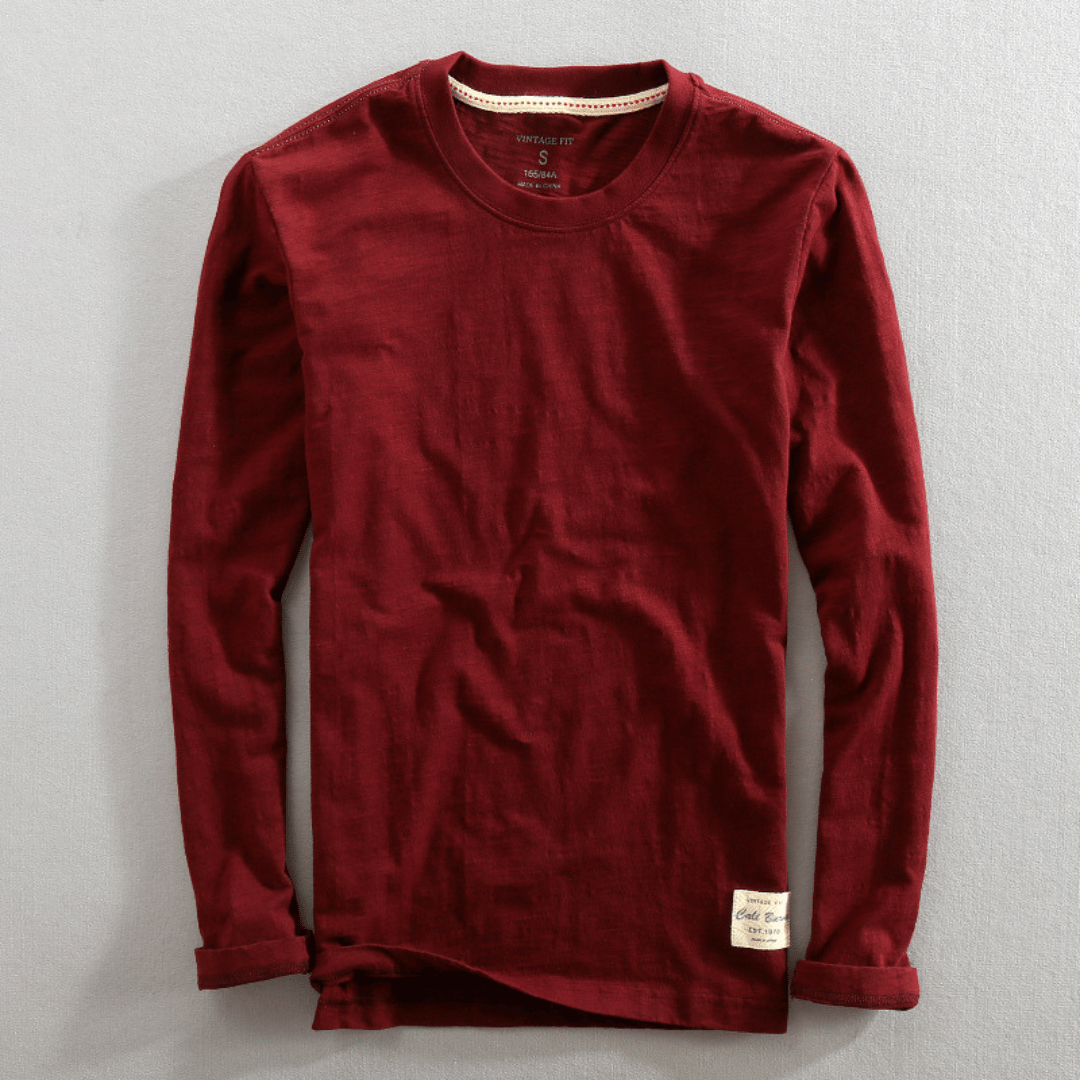 Andrew™ | Long-Sleeve Cotton T-Shirt