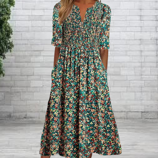 Phoebe™ | Floral Vintage Dress