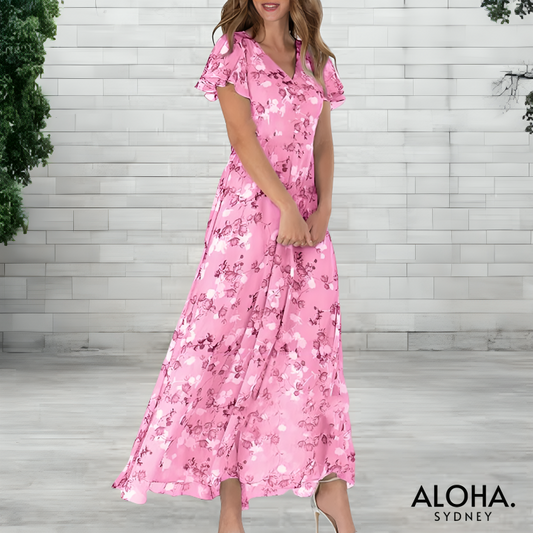 Eva™ | Elegant Chiffon Dress