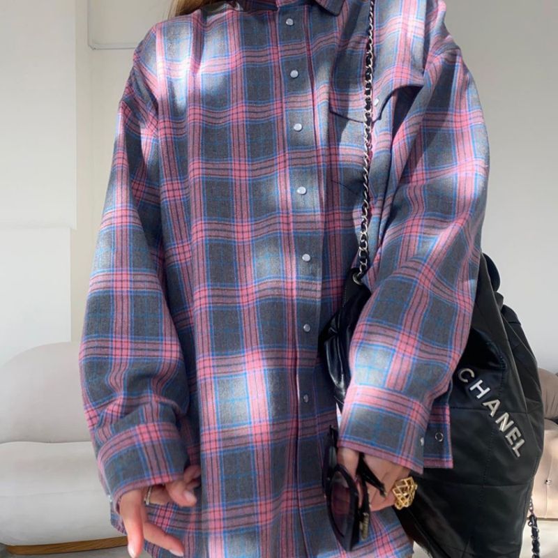 Alice™ | Plaid Oversized Shirt