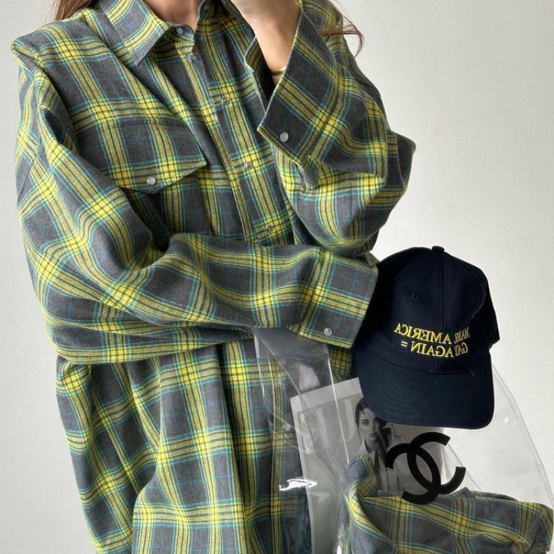 Alice™ | Plaid Oversized Shirt