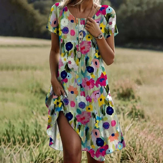 Ramona™ | Colorful Floral Dress