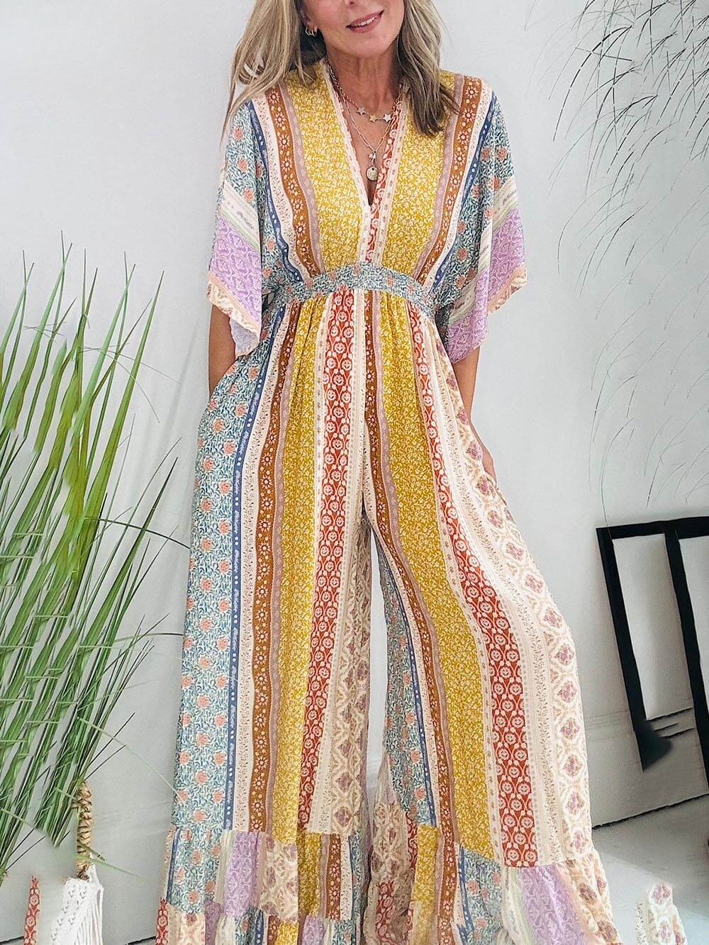 Carmen™ | Elegant Bohemian Jumpsuit