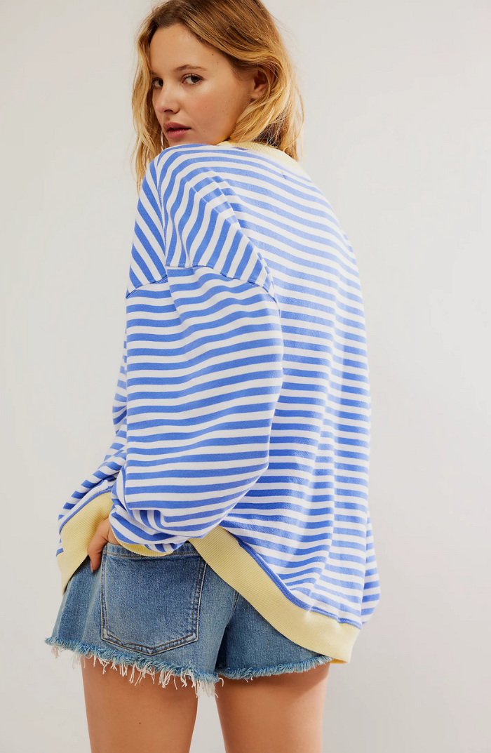 Avril™ |  Comfy Oversized Striped Sweater