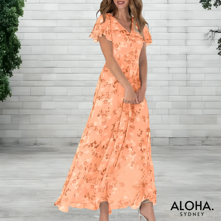 Eva™ | Elegant Chiffon Dress