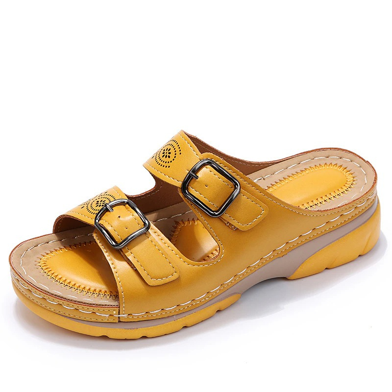 ANN™ | Orthopedic leather sandals