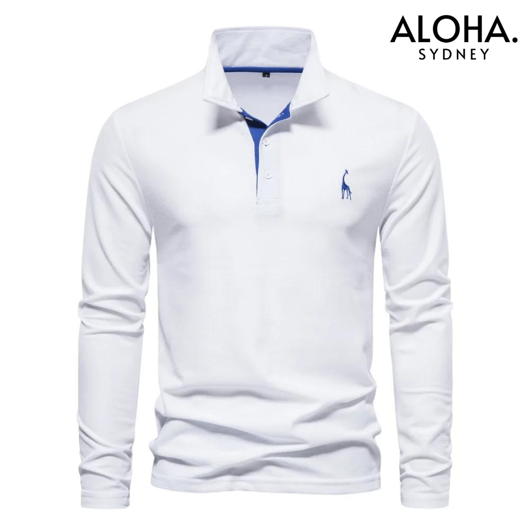 DENZEL | Casual Polo Long Sleeves