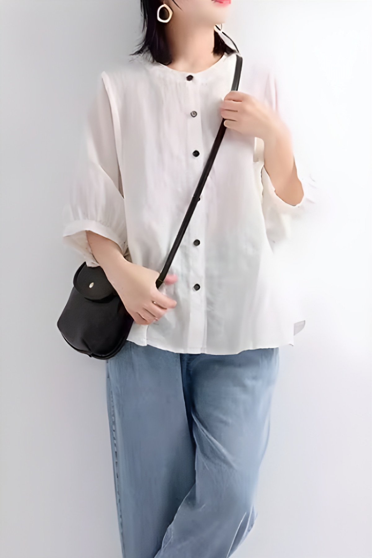 Laura™ | Comfy Button-Down Blouse