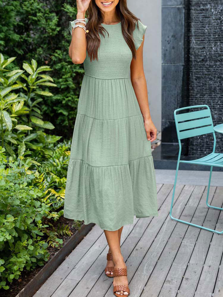 Saylor™ | Elegant Flutter Maxi Dress