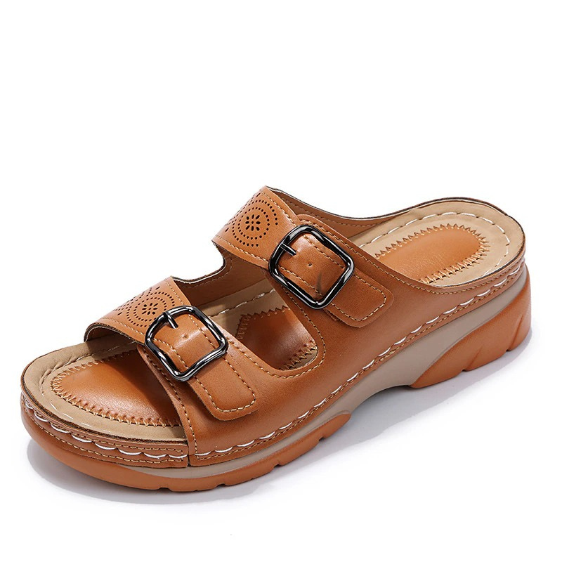 ANN™ | Orthopedic leather sandals