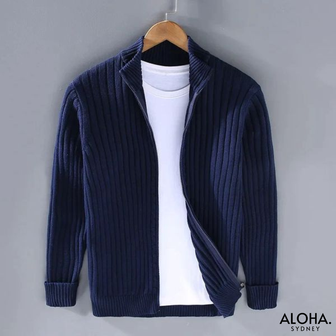 LORENZO | Stylish Zip Cardigan