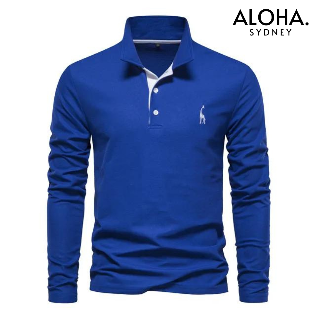 DENZEL | Casual Polo Long Sleeves