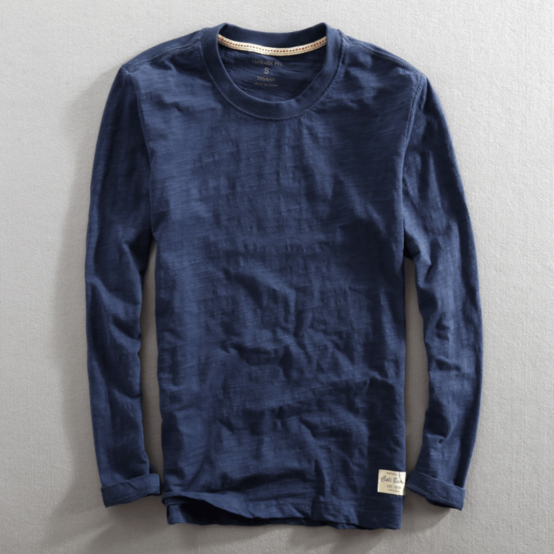 Andrew™ | Long-Sleeve Cotton T-Shirt