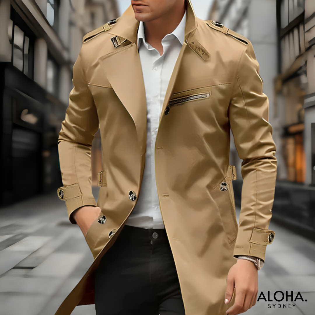 Roberto | Elegant trench coat for men