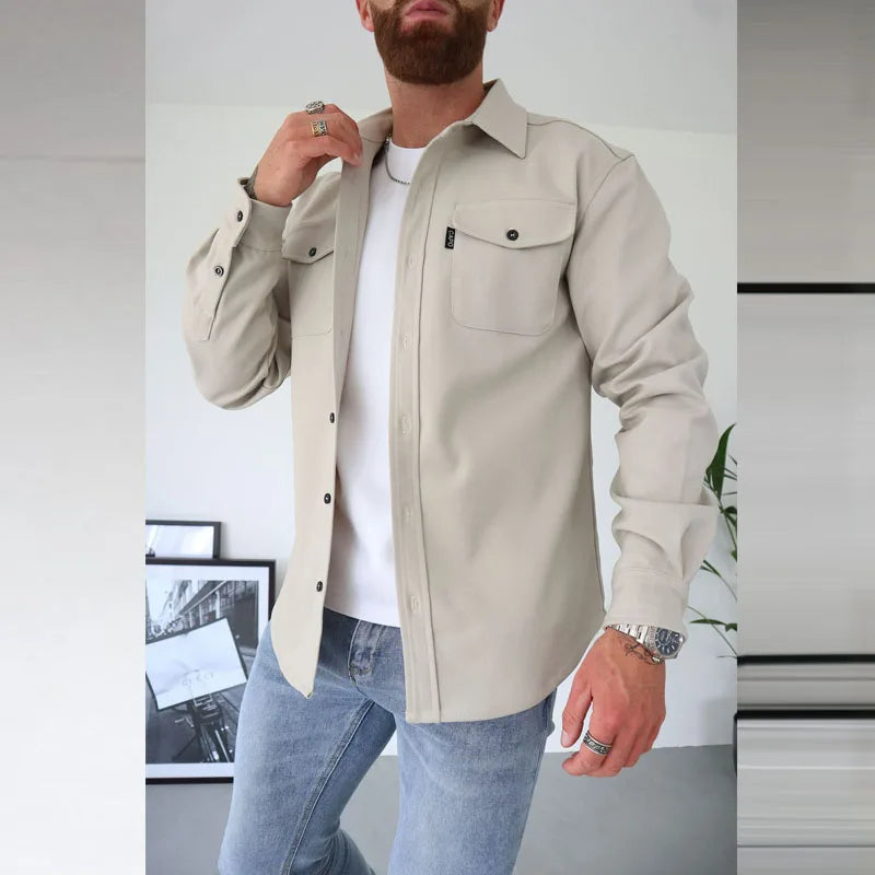 Arman™ | Men's Casual Button-Up Long Sleeve Shirt