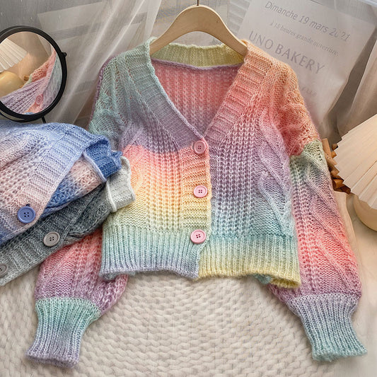 Luna™ | Dreamy Pastel Button-Up Cardigan