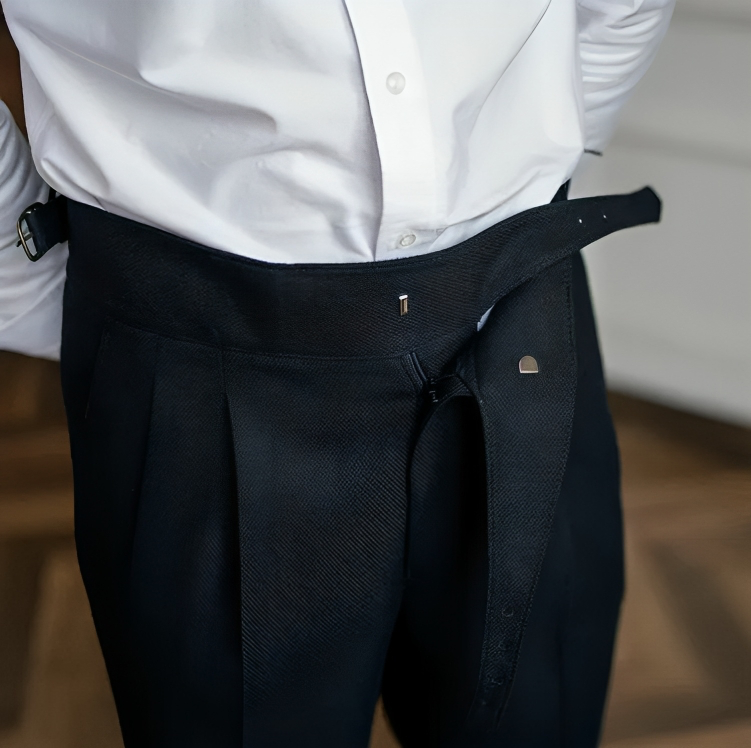 Daniel | Pleated Trousers for Men