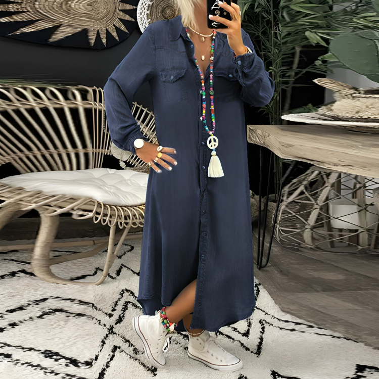 Raiza™ | Comfy Denim Dress