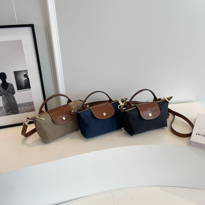 Dana™ | Compact Handbag with Leather Accents