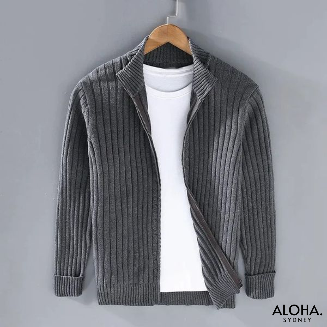 LORENZO | Stylish Zip Cardigan