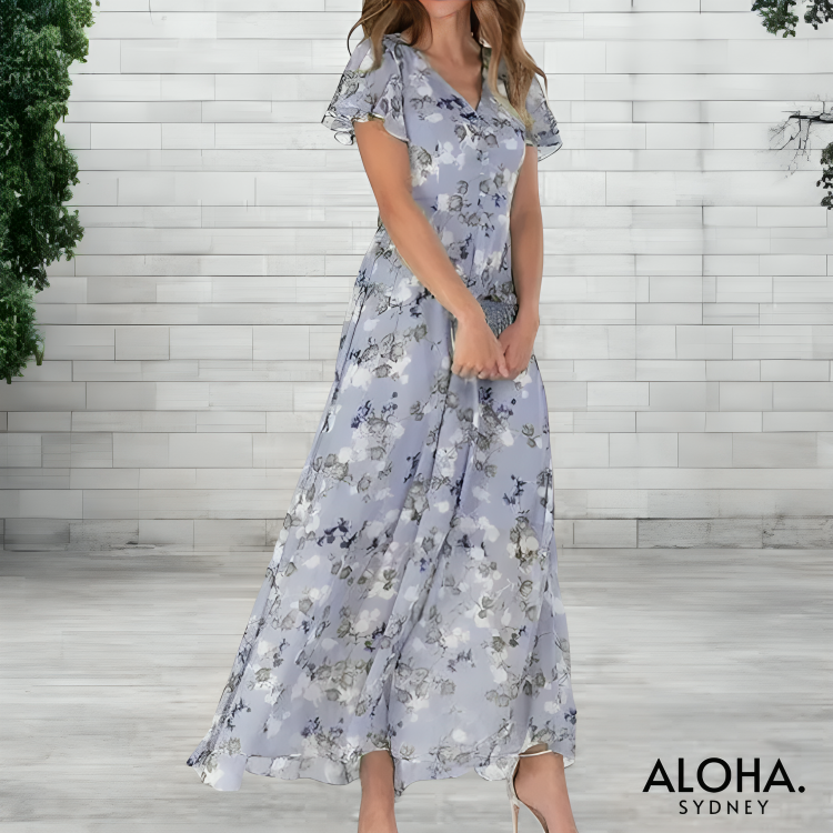 Eva™ | Elegant Chiffon Dress