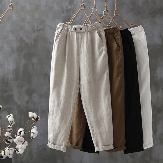 Luna™ | Cotton Linen Pants