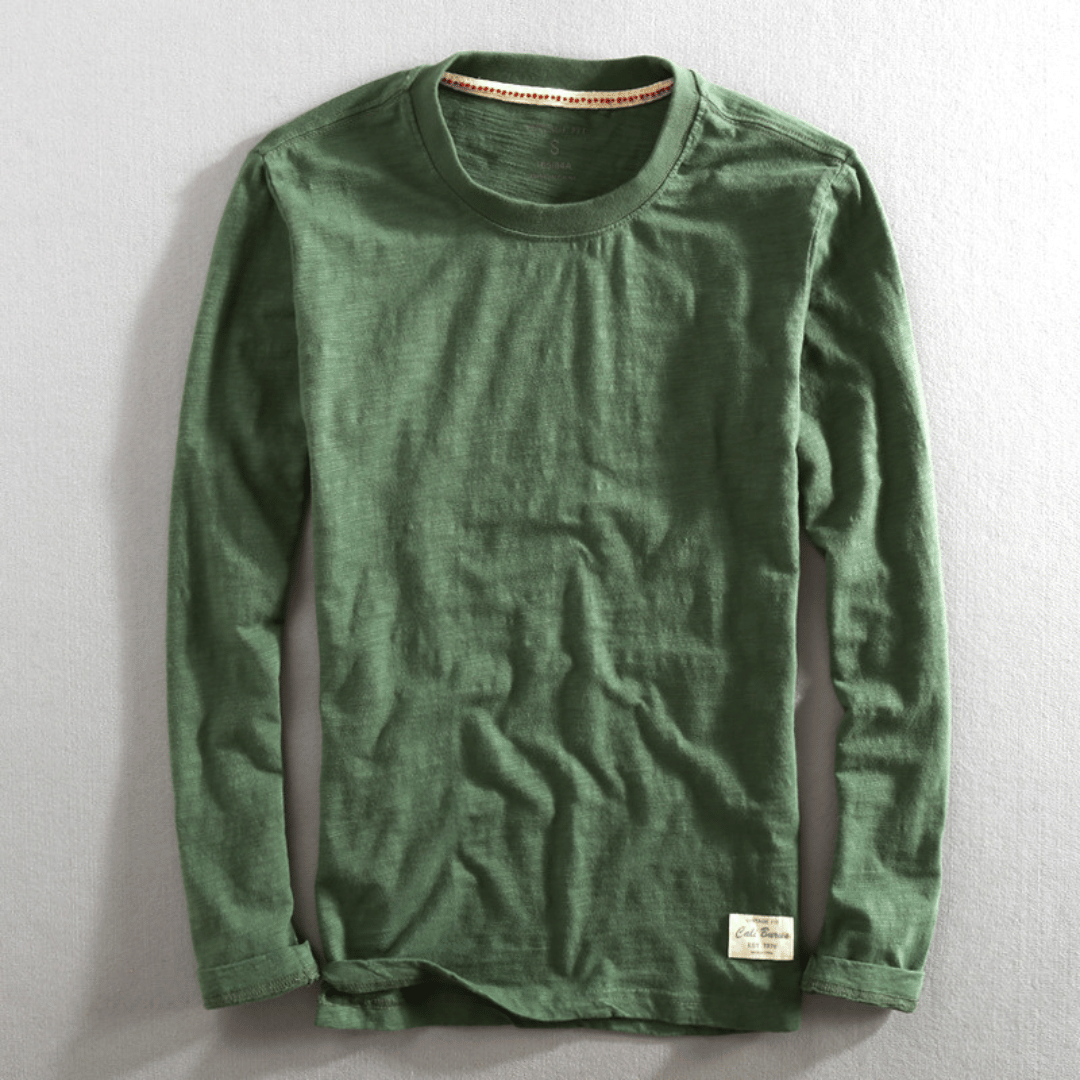 Andrew™ | Long-Sleeve Cotton T-Shirt