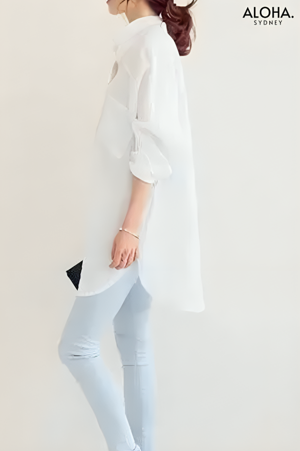 Sara™  | Oversized Linen Shirt