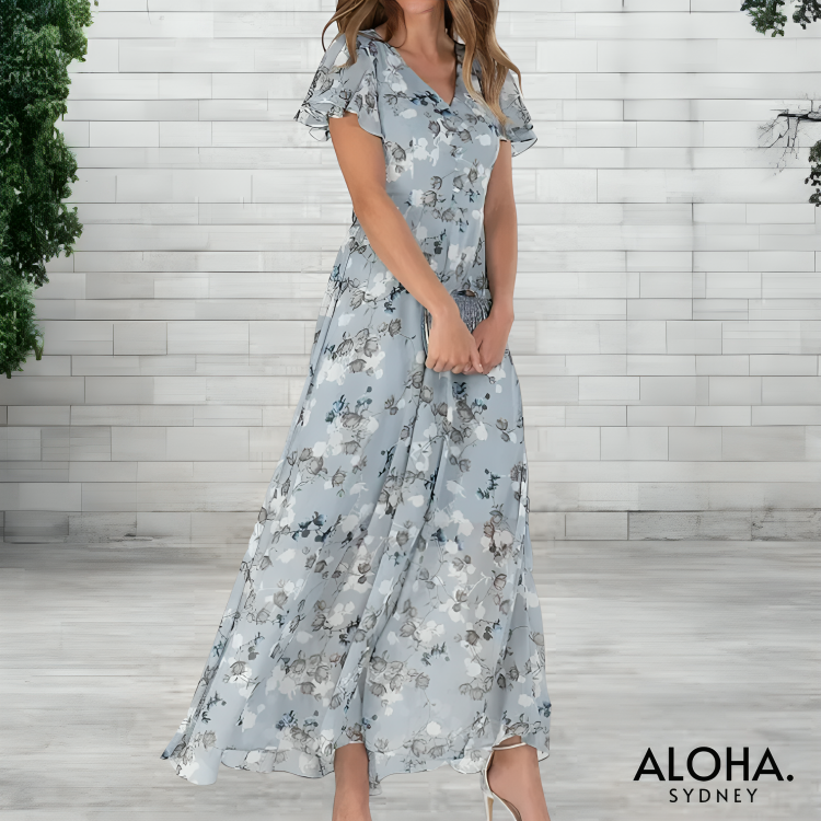 Eva™ | Elegant Chiffon Dress