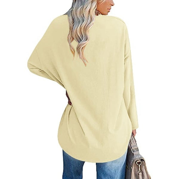 Alora™ | Women's Casual Fit V-Neck Long Sleeve Top