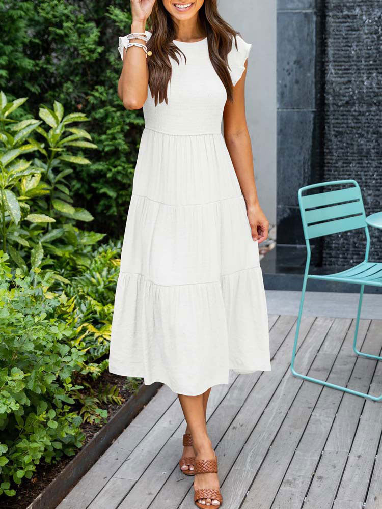 Saylor™ | Elegant Flutter Maxi Dress