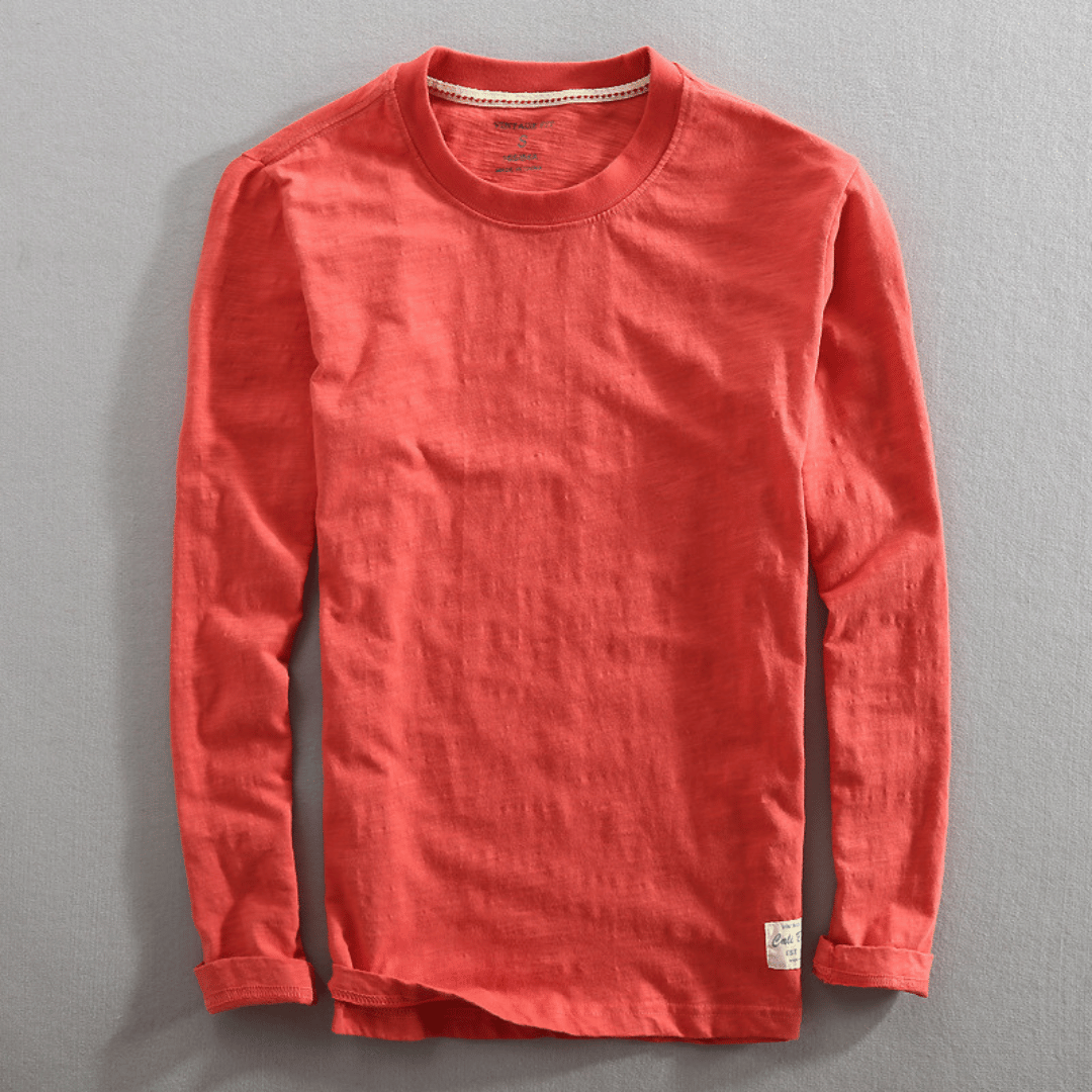 Andrew™ | Long-Sleeve Cotton T-Shirt