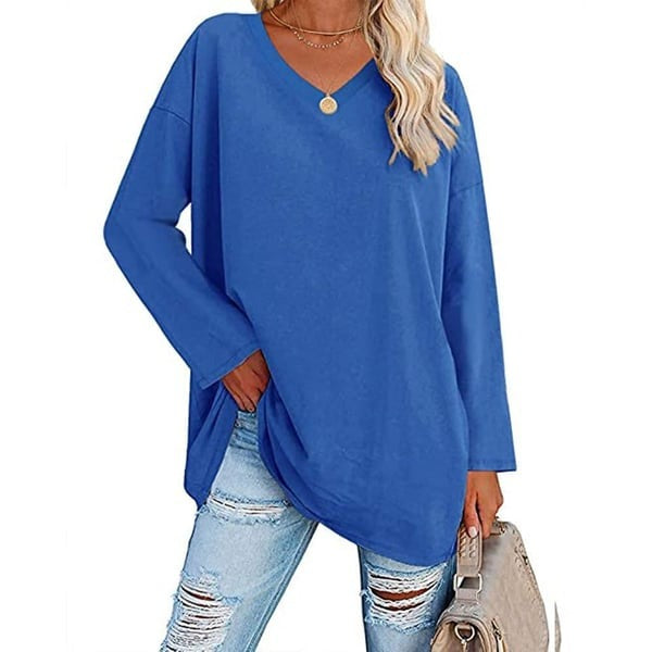 Alora™ | Women's Casual Fit V-Neck Long Sleeve Top