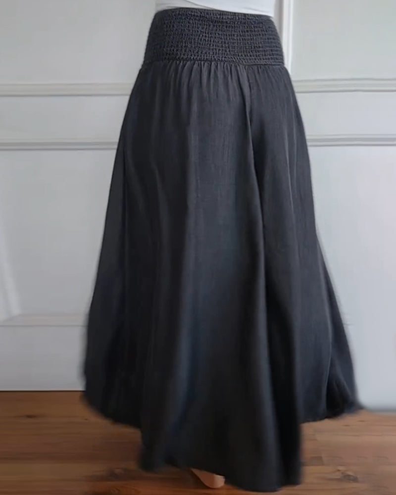 Claire™ | Wide-Leg Pants with Elastic Waist