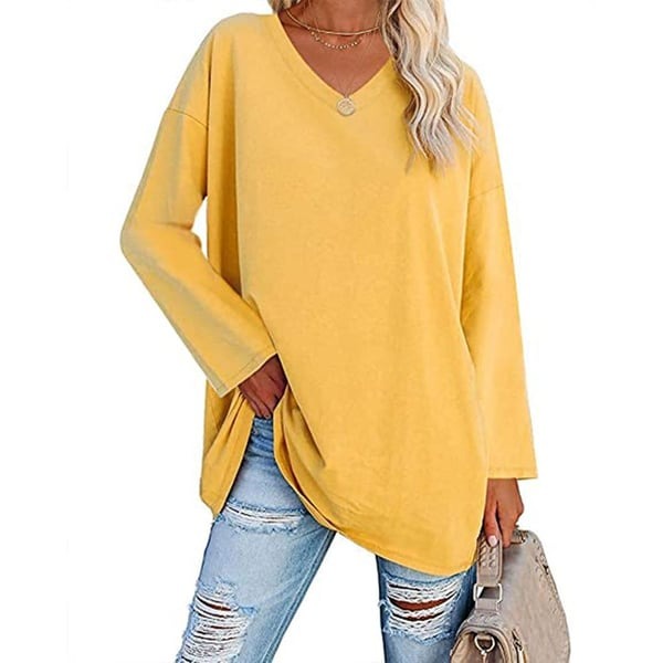 Alora™ | Women's Casual Fit V-Neck Long Sleeve Top