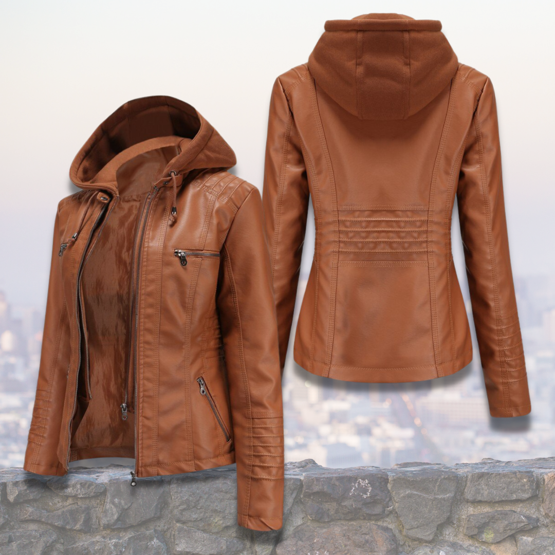 Mylene™ | Stylish Faux Leather Jacket