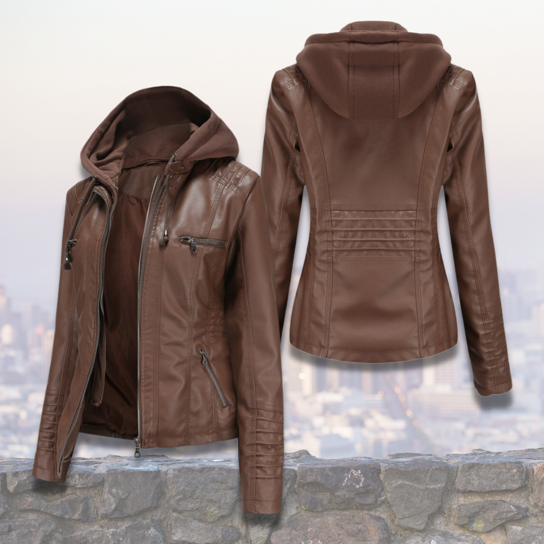 Mylene™ | Stylish Faux Leather Jacket