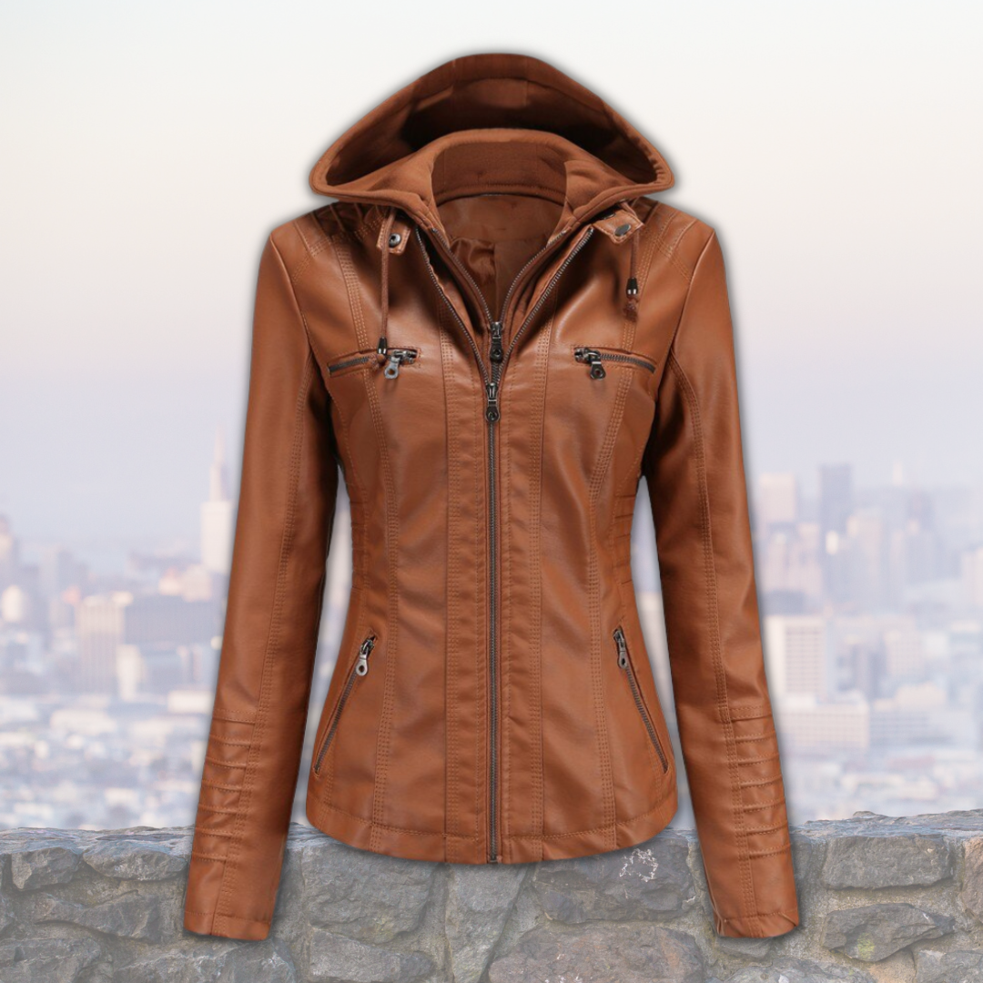 Mylene™ | Stylish Faux Leather Jacket