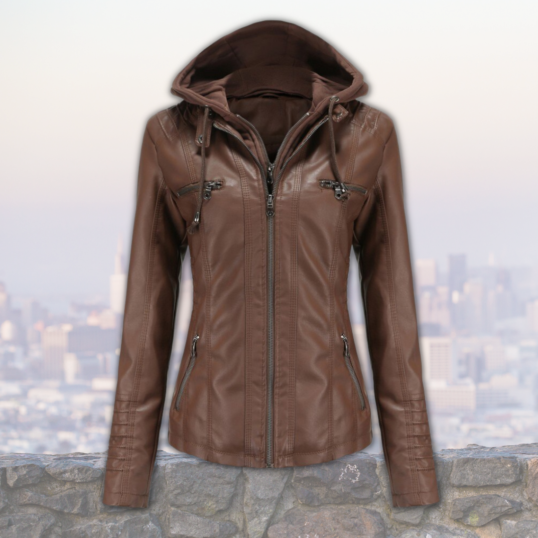 Mylene™ | Stylish Faux Leather Jacket