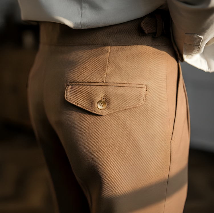 Daniel | Pleated Trousers for Men