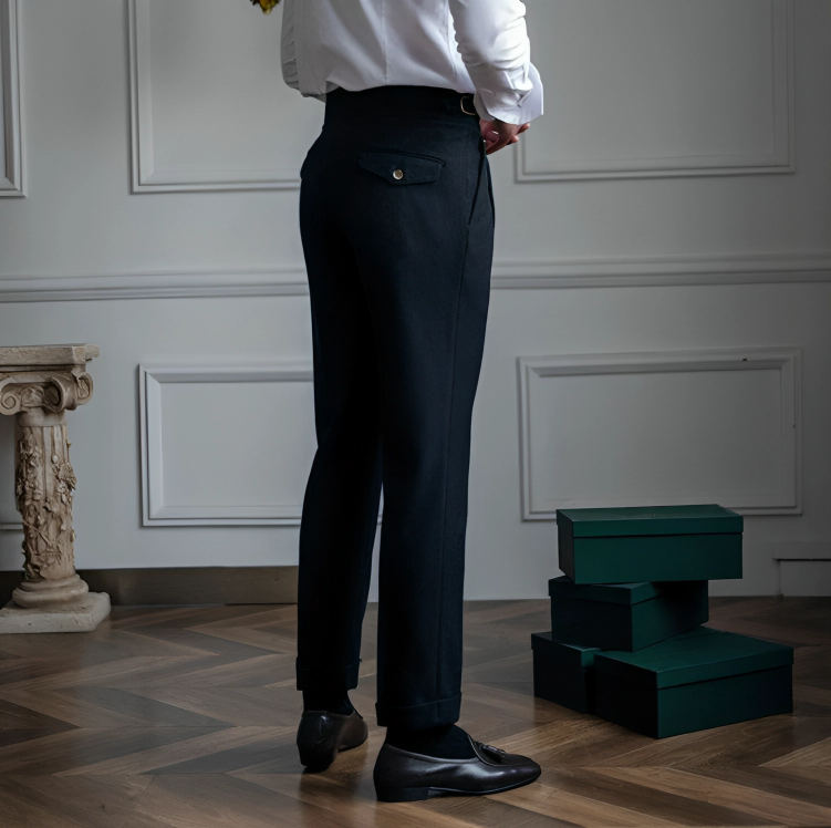 Daniel | Pleated Trousers for Men