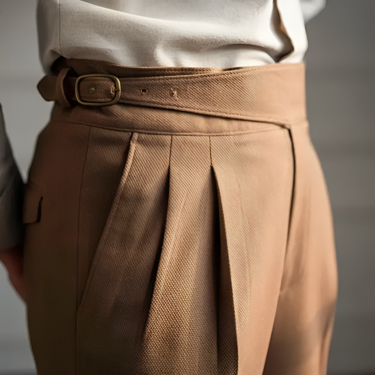 Daniel | Pleated Trousers for Men