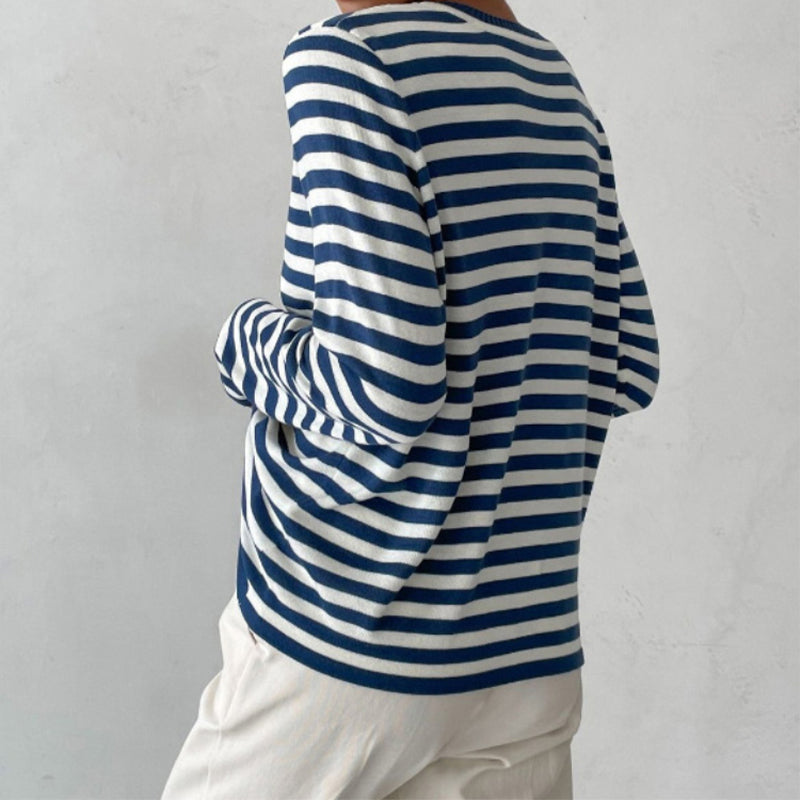 Vicky™ | Striped Long Sleeve Shirt