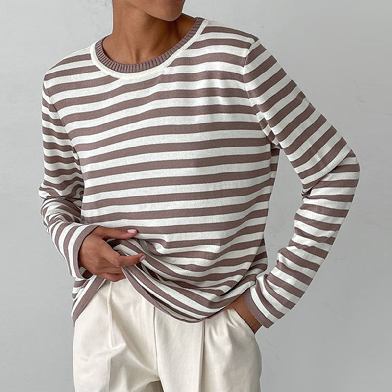 Vicky™ | Striped Long Sleeve Shirt