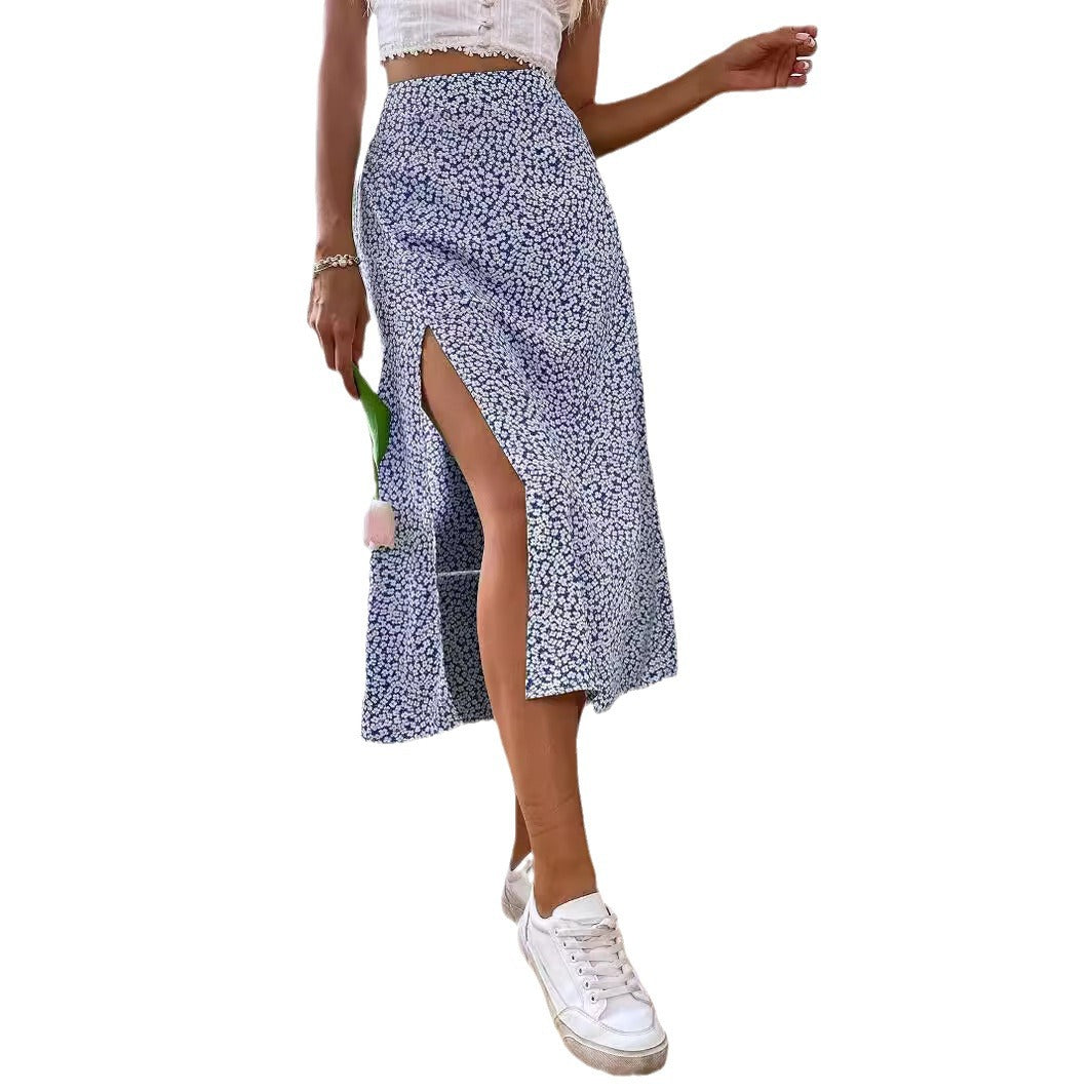 Liza™ | Floral Slit Skirt