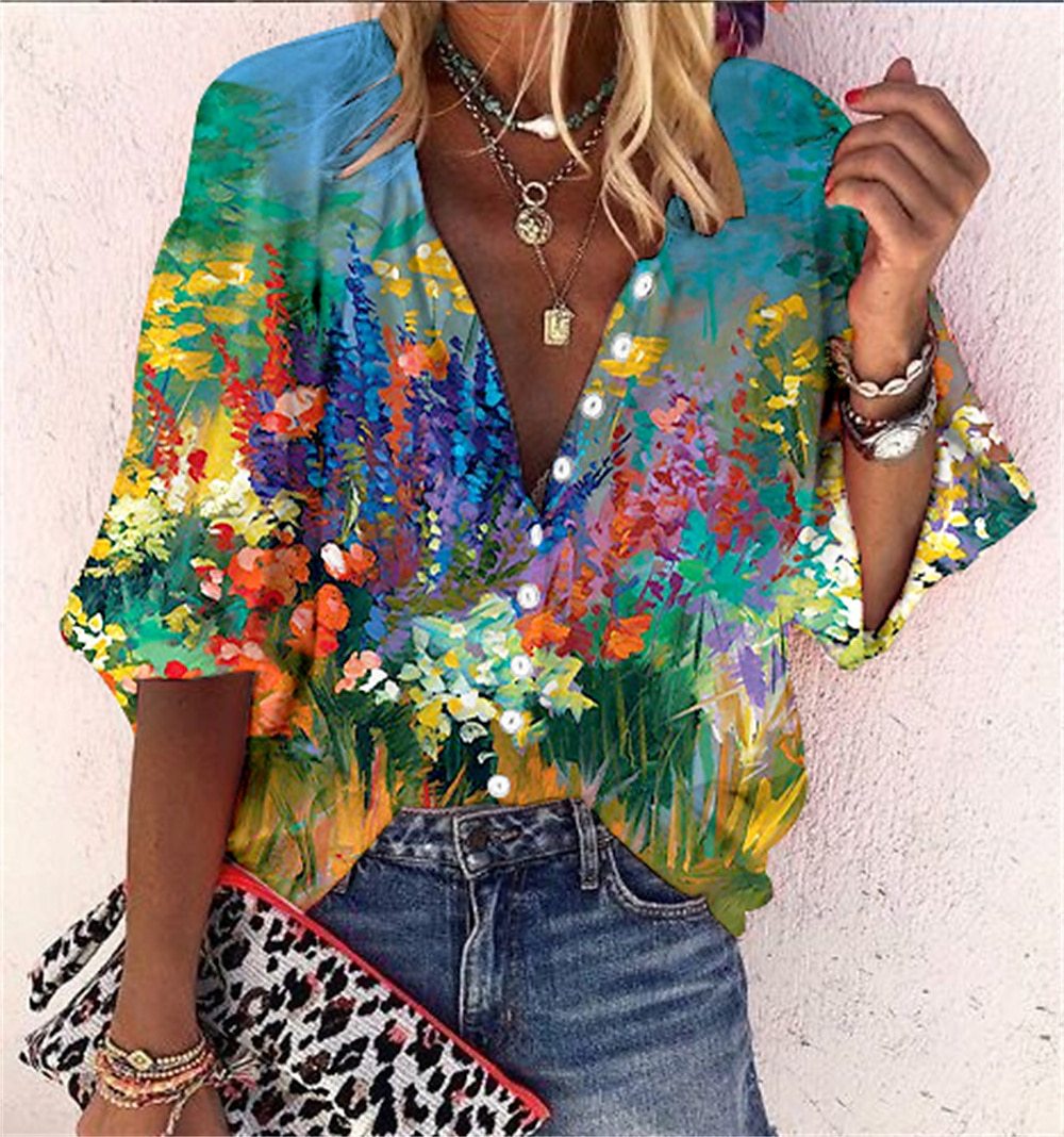 Catalina™ | Vibrant Boho Blouse